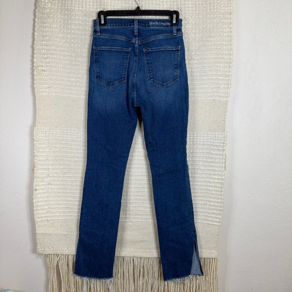 FAVORITE DAUGHTER Dallas wash The Valentina Shortie super high rise jean SIZE 25 - Picture 8 of 11